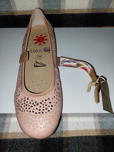 "RELIFE" UK6/EU39,LEATHER, HOOK AND EYE STRAP CLOSE SLIP-ONS, UNUSED UNWORN. - Picture 15 of 24