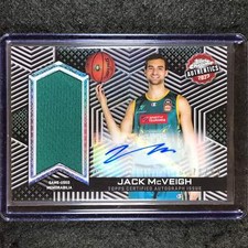 2022-23 Topps Chrome NBL JACK MCVEIGH Authentics Jersey Auto 71/99
