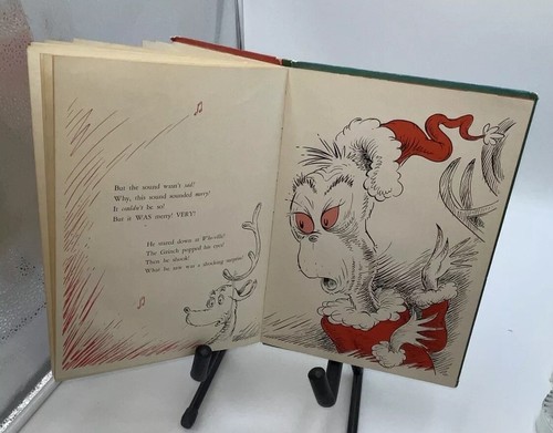 How the Grinch Stole Christmas! by Dr. Seuss 1957 Random House - Picture 23 of 24