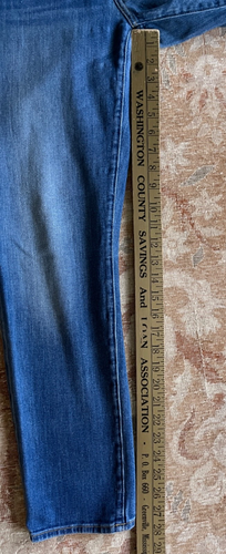 WOMEN'S PILCRO ANTHROPOLOGIE JEANS HYPHEN 27 DISTRESSED COMFORTABLE! 98% COTTON - Picture 4 of 5