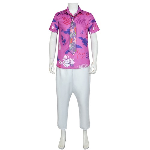 Nick Wilde Cosplay Costume Zootopia 2 Nick Outfit Pink Shirt Pants Hat Tie  - Bild 4 von 15