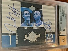 2002-2003 Jared Jeffries Rookie Jerry Stackhouse UD  BGS 9 Mint Autograph 10
