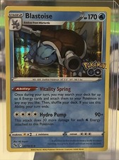 Pokémon TCG Blastoise Pokémon GO 017/078 Holo Holo Rare NM