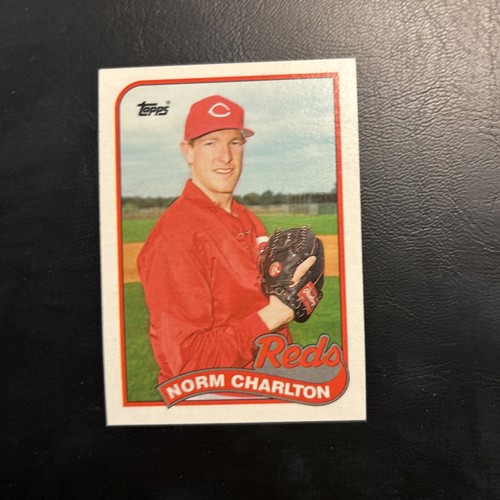 C52  1989 Topps #737 Norm Charlton Cincinnati Reds - Picture 2 of 2