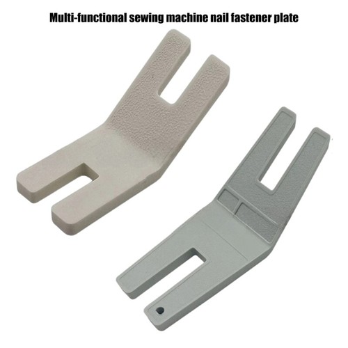 2Pcs Sewing Machine Hump Jumper Presser Foot Sewing Tool Button Clearance Plate - Picture 3 of 8