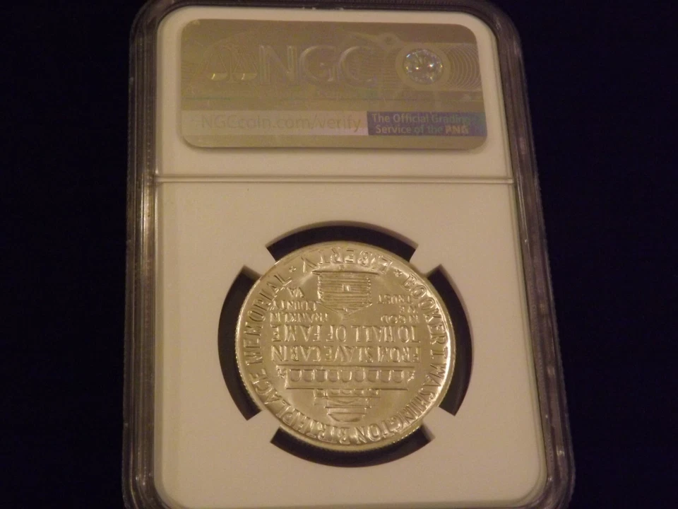 1950-S 50 C Booker T. Washington NGC MS 65 - Image 2 of 2