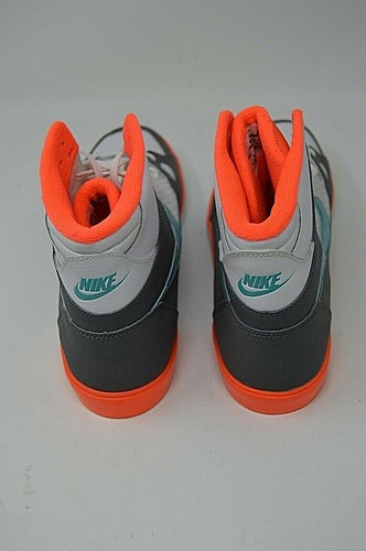 Tenis Nike Air Flight AC para hombre top alto 577128-130 gris/naranja neón talla 12 - Imagen 4 de 8