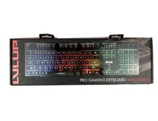 Vivitar LVLUP Pro Gaming Keyboard Backlit LED Keys Open Box Tested