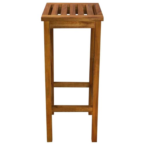 NNEVL Bar Chairs 2 pcs Solid Acacia Wood - Picture 6 of 9