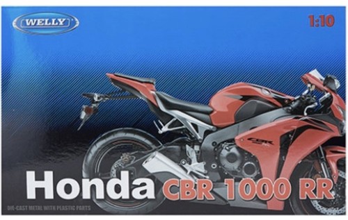 Welly 1:10 Honda CBR1000RR Diecast Motorcycle Bike Model Toy New In Box Red - Picture 10 of 10