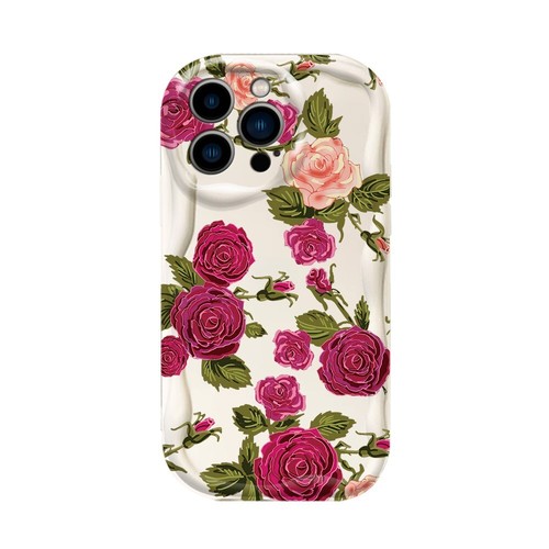 For iPhone Samsung Huawei Phone Case Cute Cream Luxury Flower Cover Women Girls - Picture 6 of 13