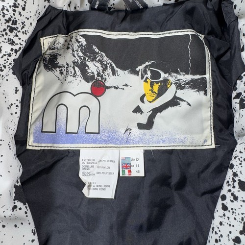NWT Vintage 80s Ski Suit Snowsuit One Piece Apres Snow Bib Retro Mistral Size 12 - Picture 4 of 7