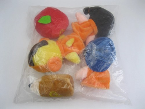 VipKid Finger Puppet Plush Set Vip Kid Meg Dino Mike Apple Pencil School Sealed - Picture 2 of 16
