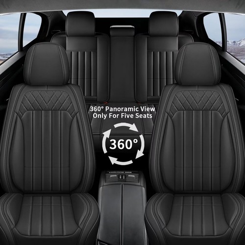 Car 5Seat Covers For Nissan Kicks 20182024 Protector Pad PU Leather