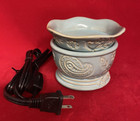NEW IN BOX - Scentsy “Carrey” Element Wax Warmer Country Blue Turquoise Flourish