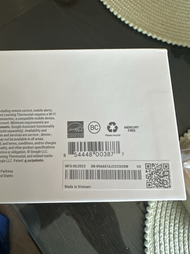 Nest Thermostat A0013 Black/Silver - Picture 7 of 7