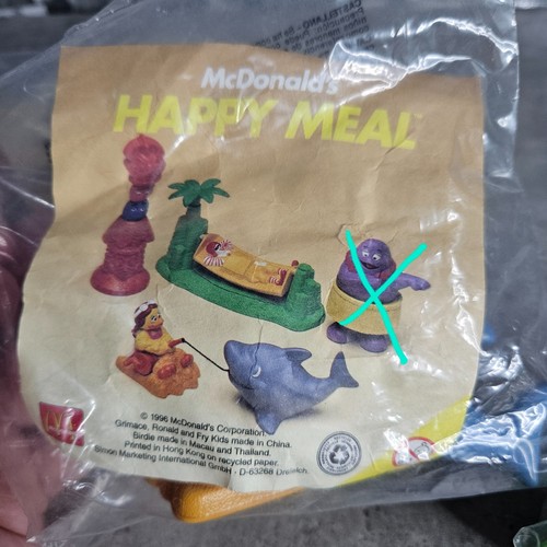 Island Holiday McDonalds Happy Meal Toys 1996 Sealed MISSING ONE Figure - Bild 7 von 7