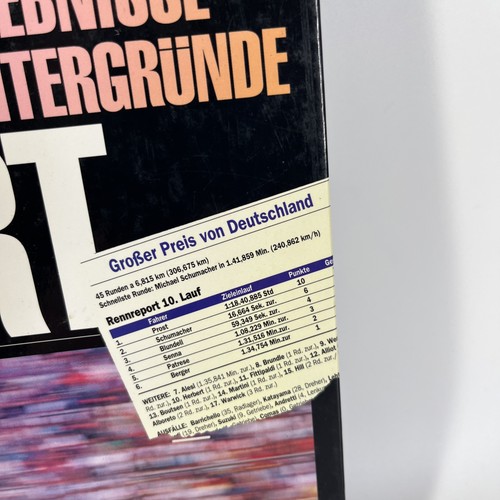 Rennport 93 Automobile Sport 1993 Fotos Ereignisse Hintergründe Racing German - Imagen 3 de 16