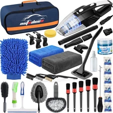 39Pcs Car Cleaning Wash Kit Interior Detailing -Blue-39Pcs