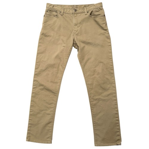 Banana Republic Travel Jeans Mens Size 33x32 (Fits 33x31) Slim Fit Stretch Beige