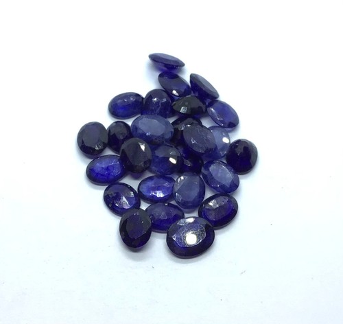Sapphire Cut Oval Faceted Glass Filled AAA Loose Gemstone For Making All Jewelry - Picture 7 of 17