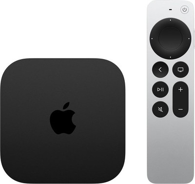 ほぼ未使用の美品 Apple TV 4K (第三世代, A2843) 128GB Apple TV 4K 3rd Gen. 128GB Media Streamer - Black, Wi-Fi +