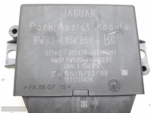 2015 JAGUAR XF STEUERGERAT STEUEREINHEIT PARKHILFE BW8315K866BC - Picture 4 of 4