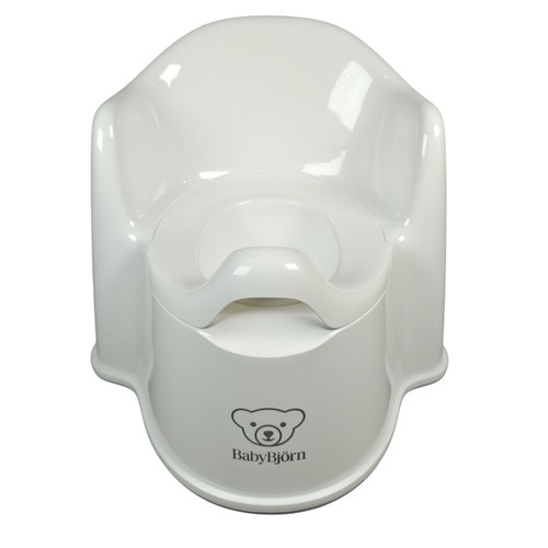 Baby Bjorn weiß Töpfchen Stuhl für Kleinkinder Reise Toilette Trainingssitz NEU
