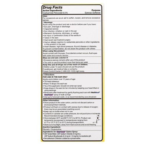 Neilmed Clearcanal Ear Wax Removal Kit, 5 Treatments - Picture 7 of 8