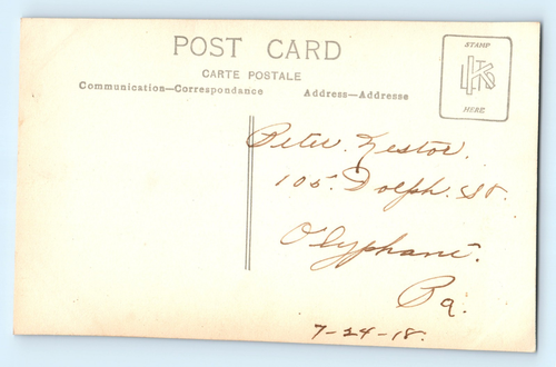 WWI Navy Sailors Electricians Real Photo Postcard - Picture 3 of 3
