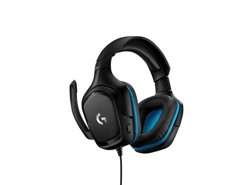 Logitech G432 Stereofonico Padiglione auricolare Nero, Blu - Foto 5 di 7