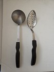 2 Vintage Cutco Serving Pieces No 15 - 12" Ladle & No 13 Slotted Spoon