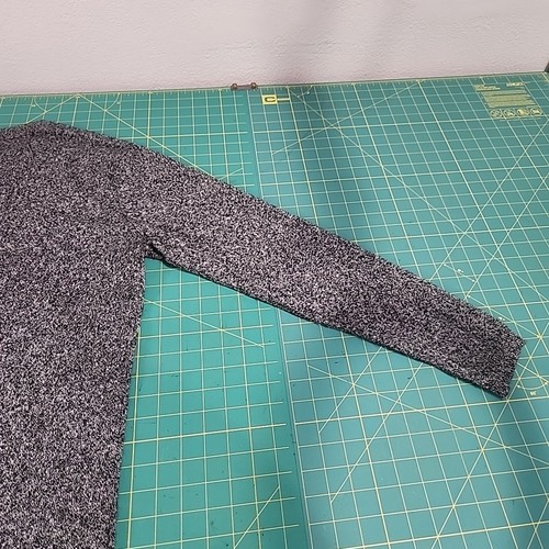 Autumn Cashmere Mens Gray 100% Cashmere Pullover Sweater Large Henley Buttons - Picture 17 of 18