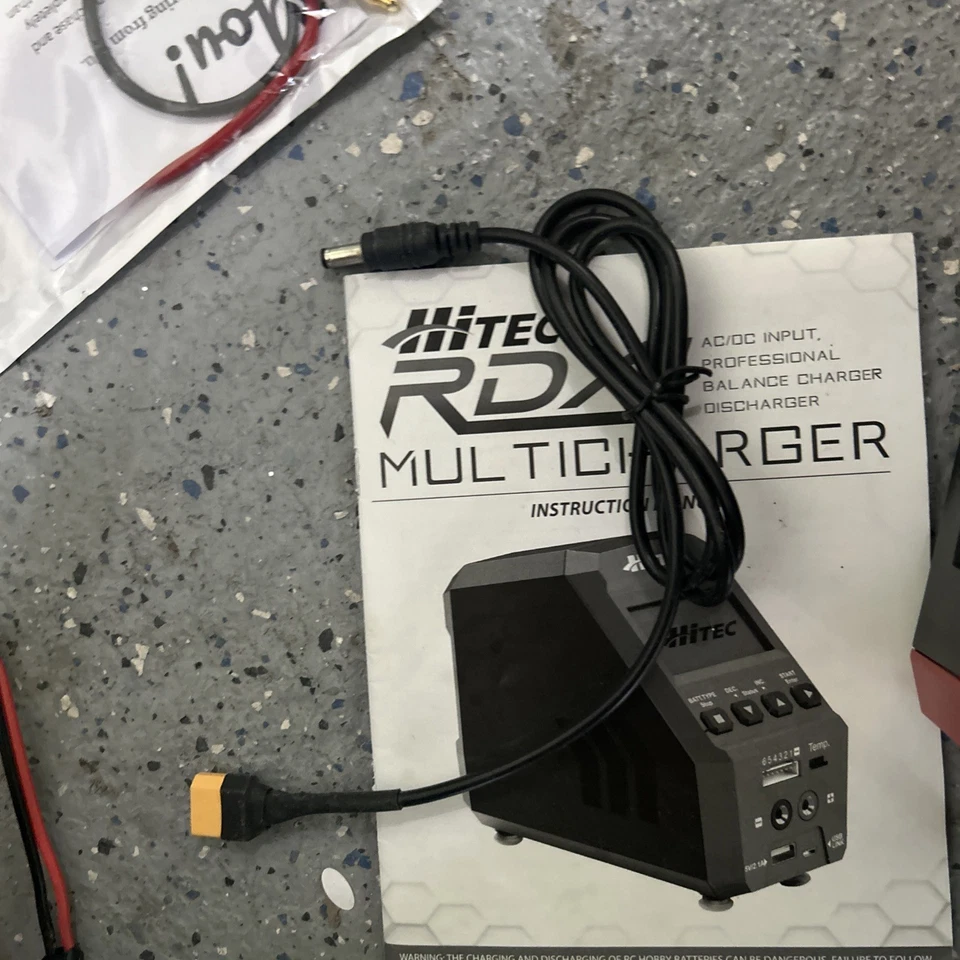 Hi-Tec RDX1 AC/DC Battery Charger/Discharger HiTEC * Tested And Works - Image 4 of 4
