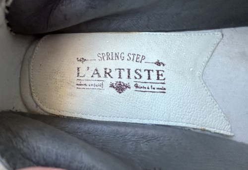 Spring Step L’Artiste DEZI Natural Flower Leather Rosie Flats 8.5 SlipOns 39 EXC - Picture 6 of 8