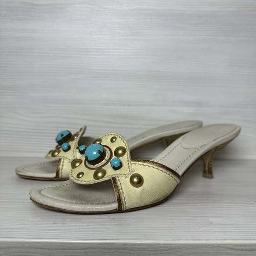 MIU MIU Mules a Cuero Talla 39 Italia - Imagen 3 de 11