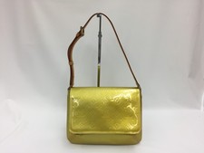 Auth LOUIS VUITTON Vernis Yellow Thompson Street Shoulder bag 0J270140OS