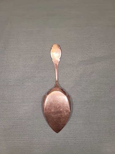 Antique Coin Silver Medallion Flatware Classical Lady Female Portrait Pie Server - Picture 6 of 10