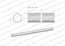 WARYNSKI Series 4R and 5R Inner Tube Propshaft