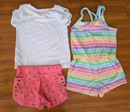 Isaac Mizrahi 2 Piece Watermelon Set/Cynthia Rowley Romper- Sz XS (4)- Lot of 2 - Picture 2 of 21