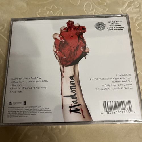 CD EXPLICITE Madonna Rebel Heart 2014 neuf scellé livraison gratuite - Photo 4/5