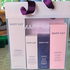 Mary Kay TimeWise 4-Pc Face Skin Care Set Cleanser SPF 30 Moisturizer Night