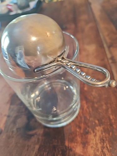 Jigger vintage de placa de plata "Bottoms Up" - Spirit Measure de Napier - Imagen 8 de 8