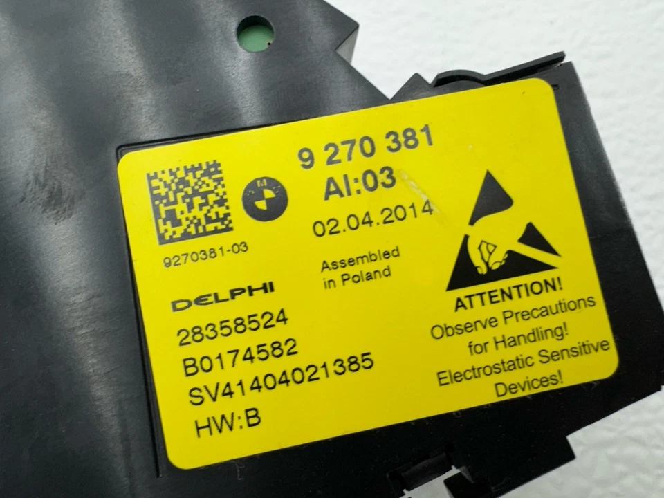 BMW 528I 535I 550I F10 2011-2016 INTERRUPTOR DE CONTROL ASIENTO DEL LADO DEL CONDUCTOR DELANTERO IZQUIERDO OEM Foto 4 de 4