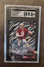 2015 Topps High Tek Steve Young Black Galactic Auto 1/1! SGC 10/9.5