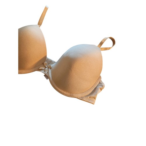 Secret Treasures Womens Sz 34C Classic T Shirt Bra Solid Beige - Picture 2 of 5