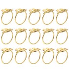  15 Pcs Napkin Holder Holders for Tables Clasps Hotel Leaves Rings