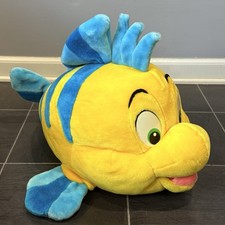 Vintage Disney Flounder Plush Little Mermaid Toy 24 inch Large Jumbo Rare 1990  s