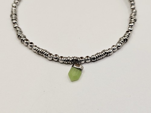 Keep Collective: "Healing " Wrap Bracelet Silver, Healing Green Quartz - New 🌞 - 第 3/22 張圖片