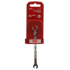Milwaukee Tool 45-96-8300 1/4" X 5/16" Inch SAE Double End Flare Nut Wrench